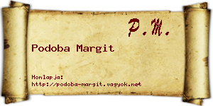 Podoba Margit névjegykártya
